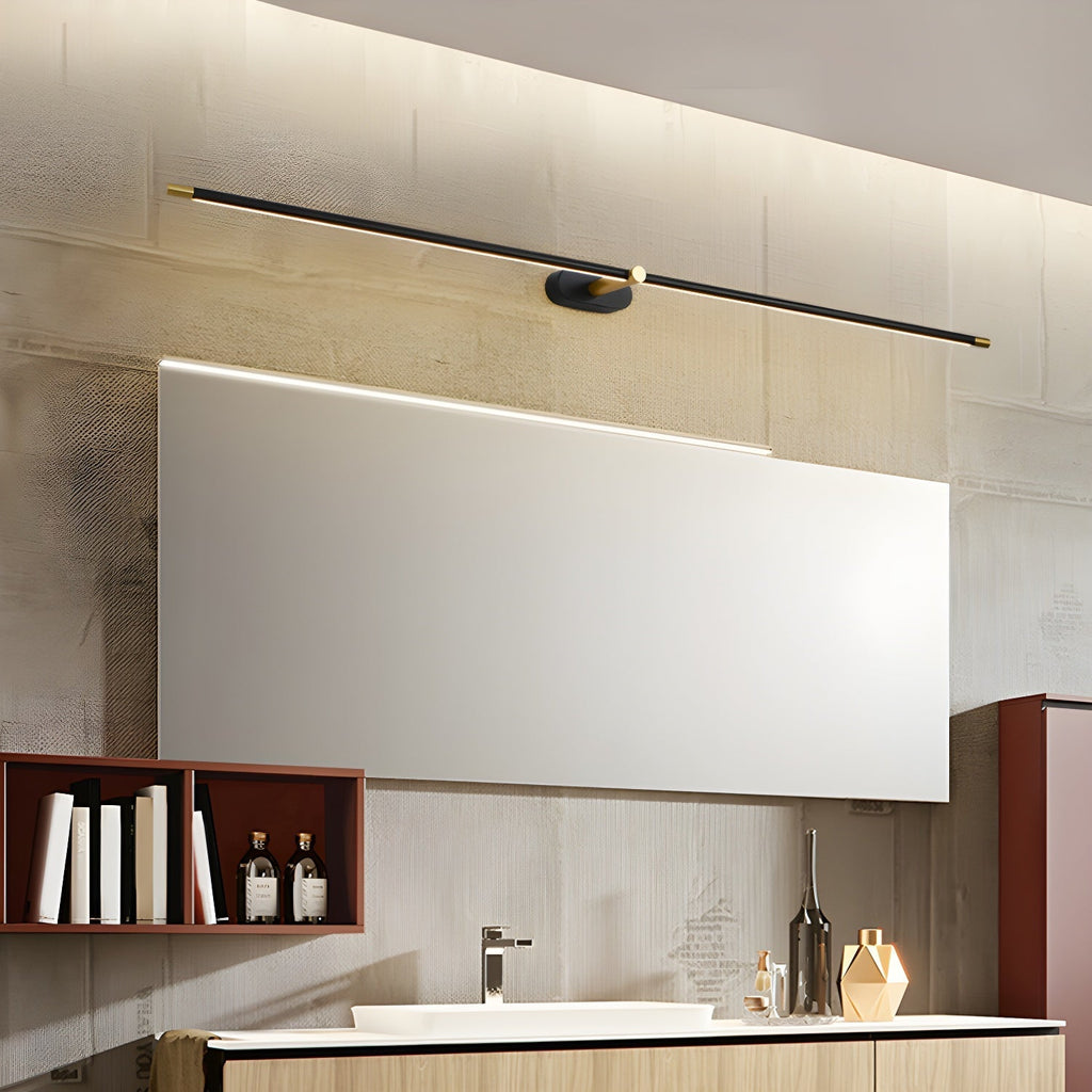 Adjustable Linear Wall Light | Iron and Acrylic Sconce for Living Room
