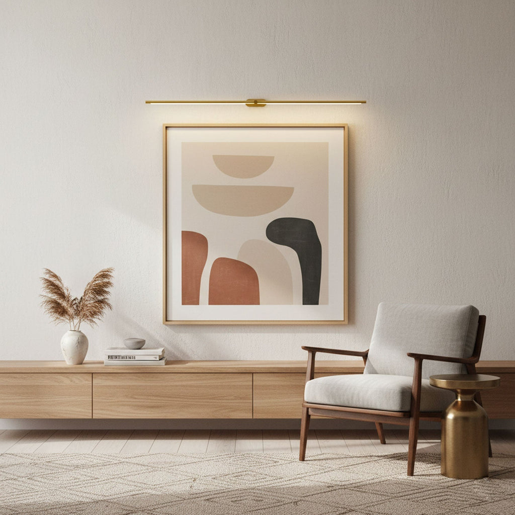 Adjustable Linear Wall Light | Iron and Acrylic Sconce for Living Room