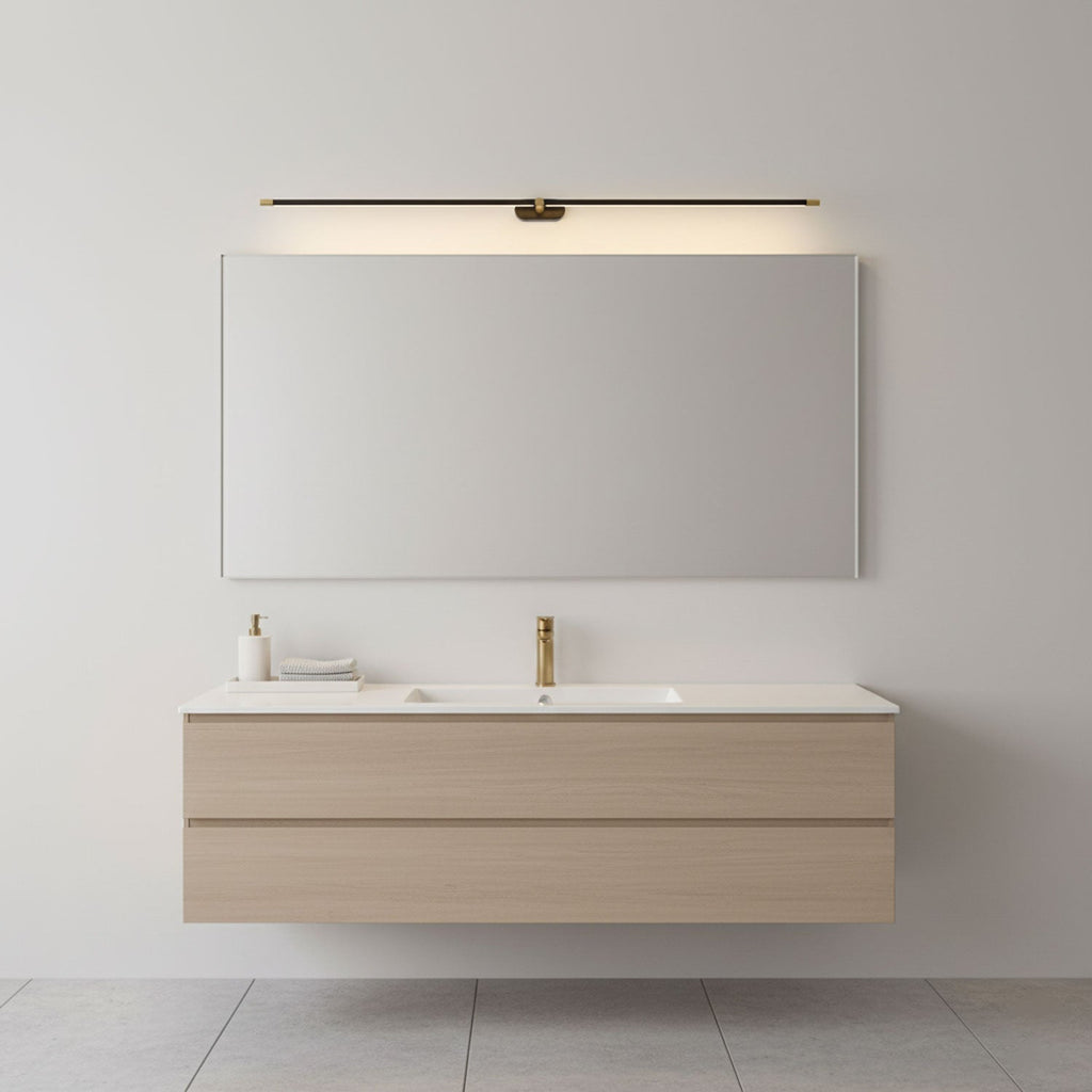 Adjustable Linear Wall Light | Iron and Acrylic Sconce for Living Room
