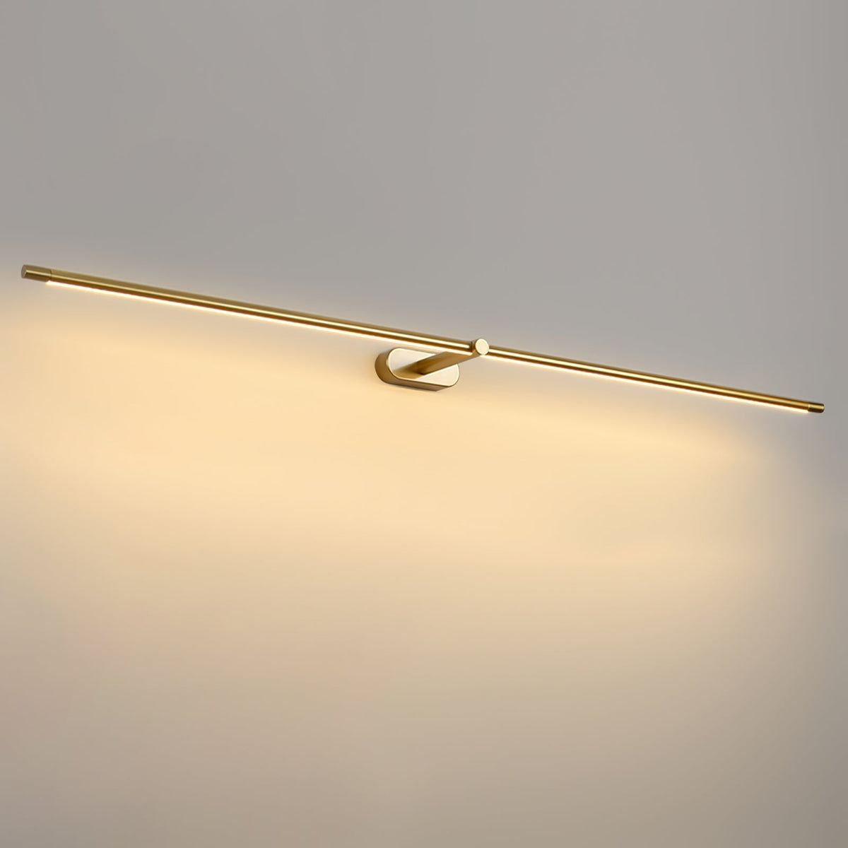 Adjustable Linear Wall Light | Iron and Acrylic Sconce for Living Room